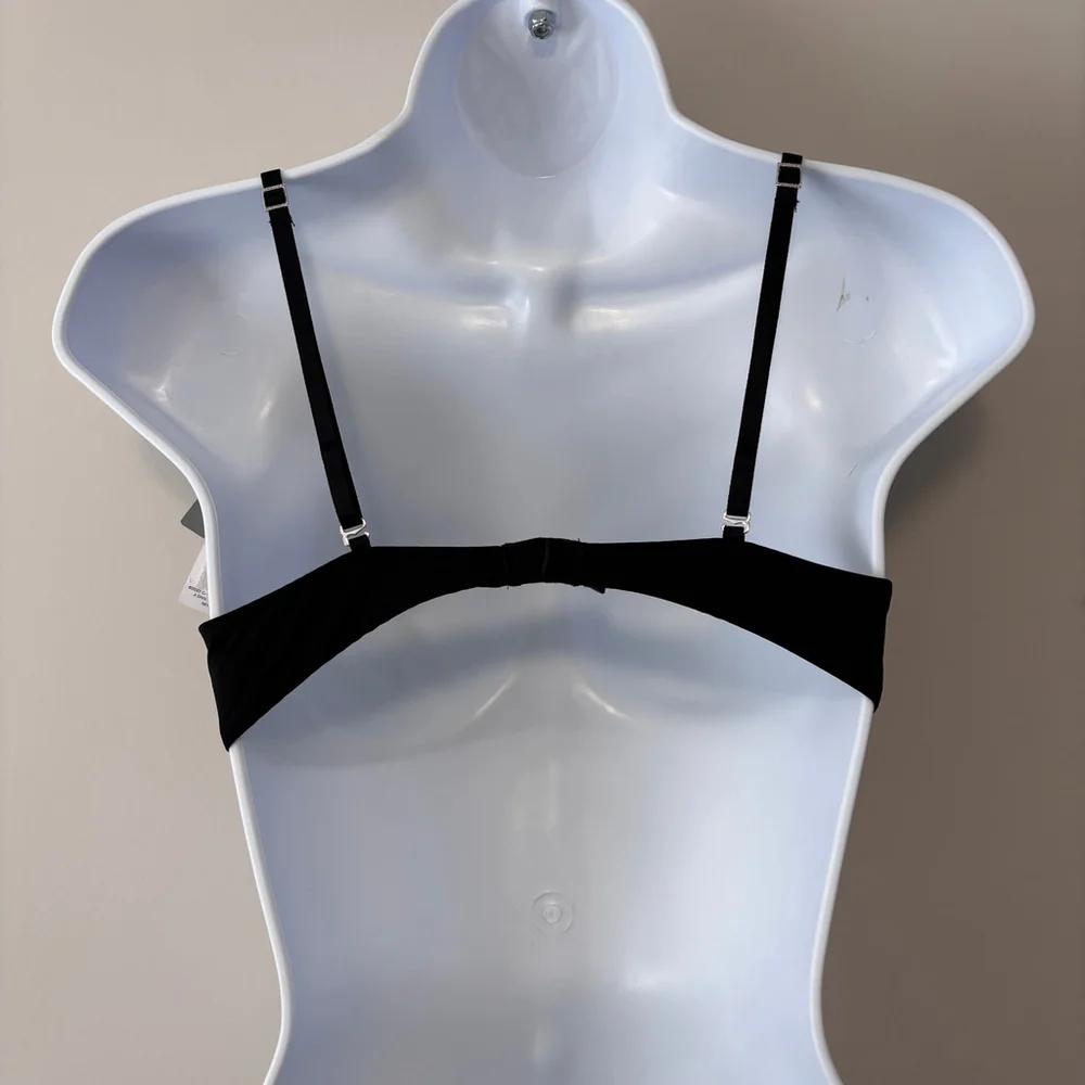 Calvin Klein Women's Medium Black Sculpt Lace Unlined Triangle Bralette NWT - Picture 5 of 8